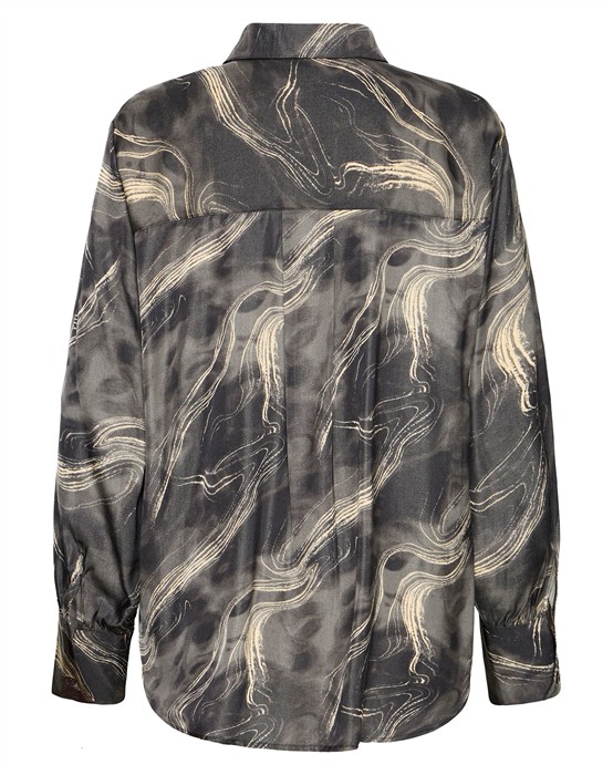 FRHatti Skjorte- Gray Pin Watercolour